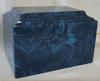Midnight Blue Cultured Marble Cremation Urn