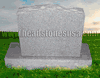 N-05 Gray Granite Upright Memorial