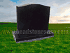 N-06 Jet Black Granite Monument