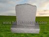 N-08 P2 Gray Granite Upright Headstone