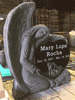 Sandblasted Religious Headstone Design 