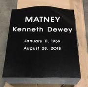 Affordable Upright Cemetery Headstone 