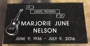 Engraved Cemetery Grave Marker 