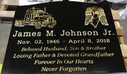 Striking Engraved Headstone 
