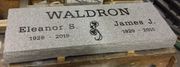 Affordable companion flat grave marker 
