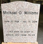 Economical Upright  Headstone 