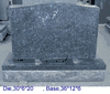 P-01 BLUE PEARL CEMETERY GRAVESTONE 