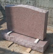 P-02 Morning Rose Upright Headstone