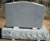 R-02 Gray Granite Upright Memorial Monument