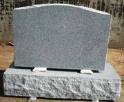 R-02 Gray Granite Upright Memorial Monument R-02 Gray Granite Upright Memorial Monument