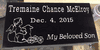 Reasonable Priced Black Grave Marker 