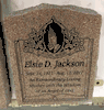 Sandblasted Religious Headstone Design 