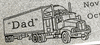 Sandblasted Semi Truck Design 
