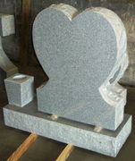 SH03-1TV P2 Gray Heart Shaped Monument 