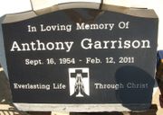 Slanted Black Gravestone