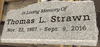 Solid Granite Slant Grave Memorial 