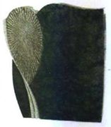 TF-A06 Green granite memorial gravestone