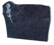 TF-A09  Granite Upright Memorial With Rose Design