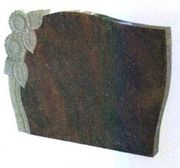 TF-A10  Upright Memorial With Carved Flower Design