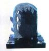 TF-A20   Granite Headstone With Carved Leaning Tree 