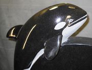 TF-A26 Monument--Killer Whale Version in Jet Black Granite