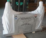 TFA-01 Jesus and Mary Carved Statue Style Upright Memorial