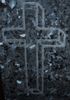 Three Dimensional Cross on Blue Pearl Granite