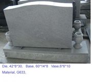 U1 G633  DOUBLE UPRIGHT MEMORIAL HEADSTONE