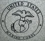 United States Marine Corp Insignia Cemetery Headstone Design 750 United States Marine Corp Insignia Cemetery Headstone Design 750