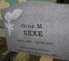 Upright Engraved Granite Headstone