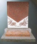 Upright Granite Headstone SX-038