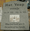 Upright Gray Headstone Upright Gray Headstone