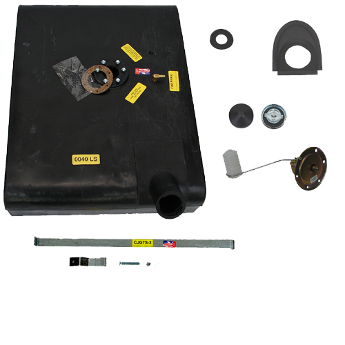 Jeep CJ3B New Plastic Gas/Fuel Tank Driver Side Complete Installation