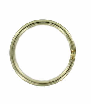 1-1/16 INCH GOLD SPLIT KEYRING