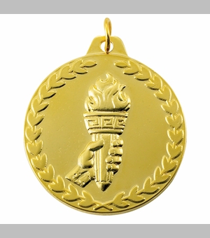 1-1/2 Inch Customizable Achievement Medal in Gold, Silver, or Bronze