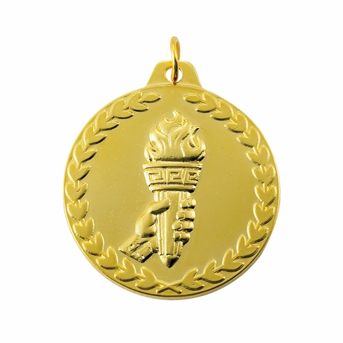 1-1/2 Inch Customizable Achievement Medal in Gold, Silver, or Bronze