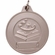 1-1/2 Inch in Diameter Academic Medal in Silver with Customizable Options