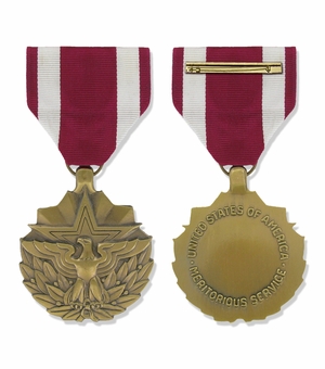 1-1/2 INCH MERITORIOUS SERVICE MILITARY MEDAL