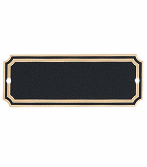 1-1/2 X 4 Inch Brass Screened Plate