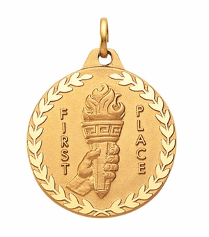 1-1/4 Inch First Place Medal in Gold