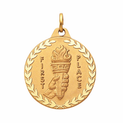 1-1/4 Inch First Place Medal in Gold