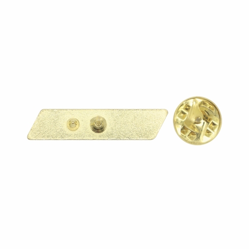 1-1/4 INCH GOLD SERVICE BAR CHENILLE PIN