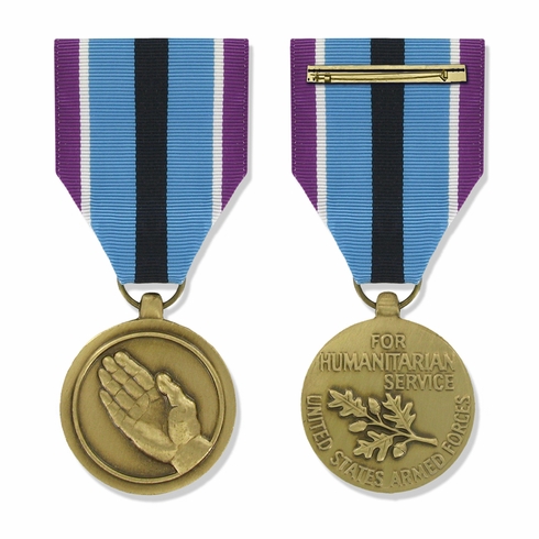 1-1/4 INCH HUMANITARIAN SERVICE MILITARY MEDAL