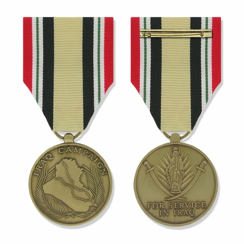 1-1/4 INCH IRAQ CAMPAIGN MILITARY MEDAL