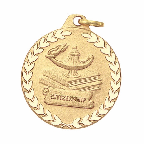 1-1/4 Inch Citizenship Medal in Gold