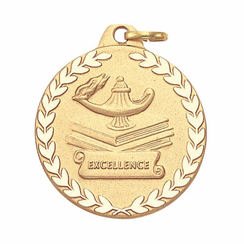 1-1/4 Inch Excellence Medal in Gold