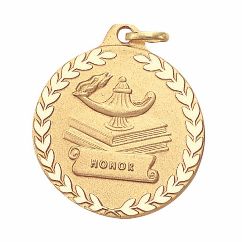 1-1/4 Inch Honor Medal in Gold