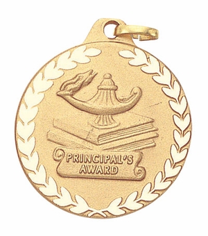 1-1/4 Inch Principal's Award Medal in Gold