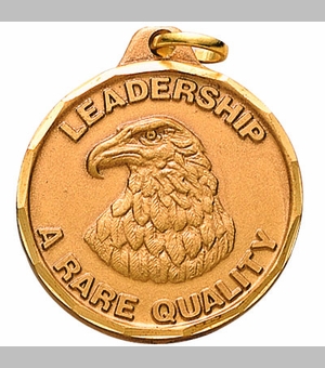 1-1/4 Inch Leadership Medal in Gold, Silver, or Bronze