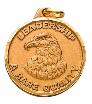 1-1/4 Inch Leadership Medal in Gold, Silver, or Bronze